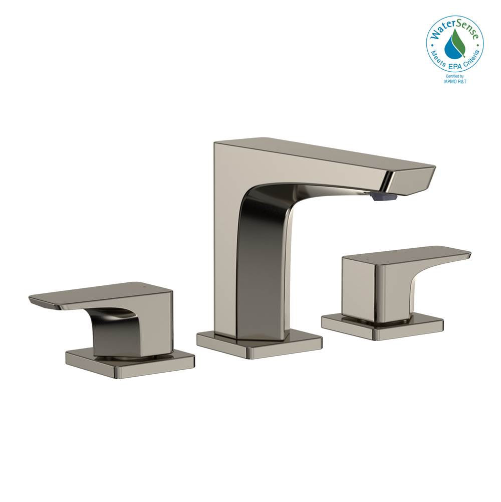 TOTO - Toto Ge 1.2 Gpm Two Handle Widespread Bathroom Sink Faucet, Polished Nickel - Polished Nickel