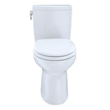 Toto Drake II 1G Two-Piece Elongated 1.0 Gpf Universal Height Toilet With Cefiontect, Cotton White