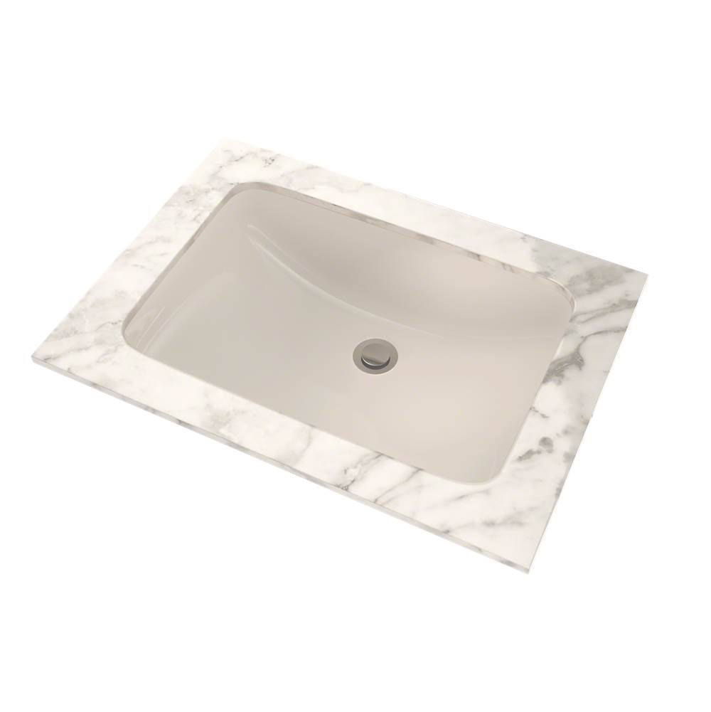 Toto 19'' X 12-3/8'' Rectangular Undermount Bathroom Sink With Cefiontect, Cotton White
