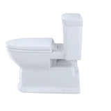 TOTO Eco Soir1/2e One-Piece Elongated 1.28 GPF Universal Height Skirted Toilet, Ebony Black