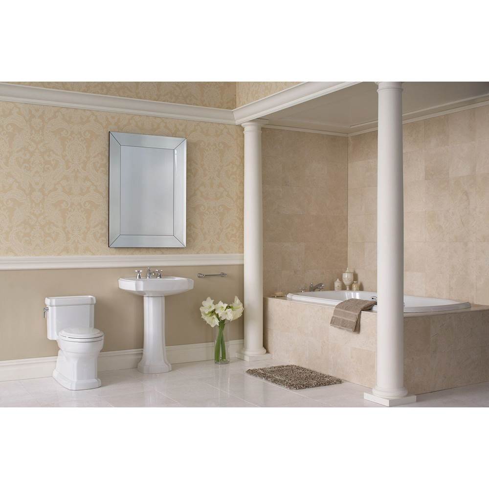 TOTO Eco Guinevere Elongated 1.28 GPF Universal Height Skirted Toilet with SoftClose Seat, Ebony