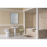 TOTO Eco Guinevere Elongated 1.28 GPF Universal Height Skirted Toilet with SoftClose Seat, Ebony