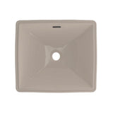 Toto Legato Rectangular Undermount Bathroom Sink With Cefiontect, Cotton White