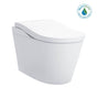 TOTO - TOTO Neorest LS Dual Flush 1.0 or 0.8 GF Integrated Bidet Toilet, Cotton White with Silver Trim - MS8732CUMFGNo.01S - Cotton White