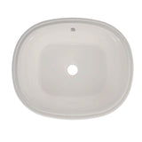 Toto MarisE 17-5/8'' X 14-9/16'' Oval Undermount Bathroom Sink With Cefiontect, Cotton White