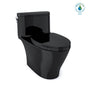 TOTO - TOTO Nexus One-Piece Elongated 1.28 GPF Universal Height Toilet with SS124 SoftClose Seat, WASHLET+ Ready, Ebony - Ebony