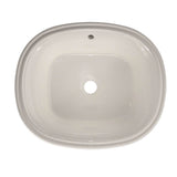 Toto MarisE 17-5/8'' X 14-9/16'' Oval Undermount Bathroom Sink With Cefiontect, Cotton White