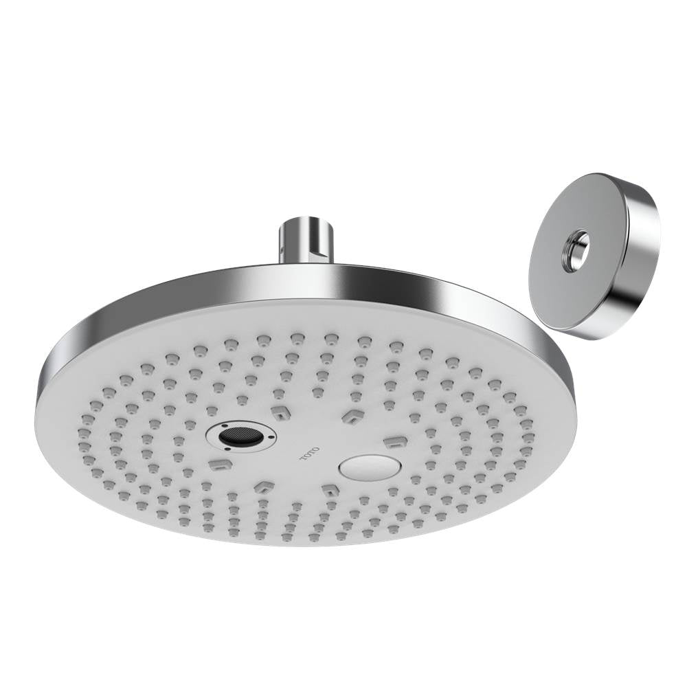 TOTO - Toto G Series 2.5 Gpm Two Spray Function 8.5 Inch Round Showerhead With Comfort Wave And Warm Spa, Polished Chrome - Polished Chrome