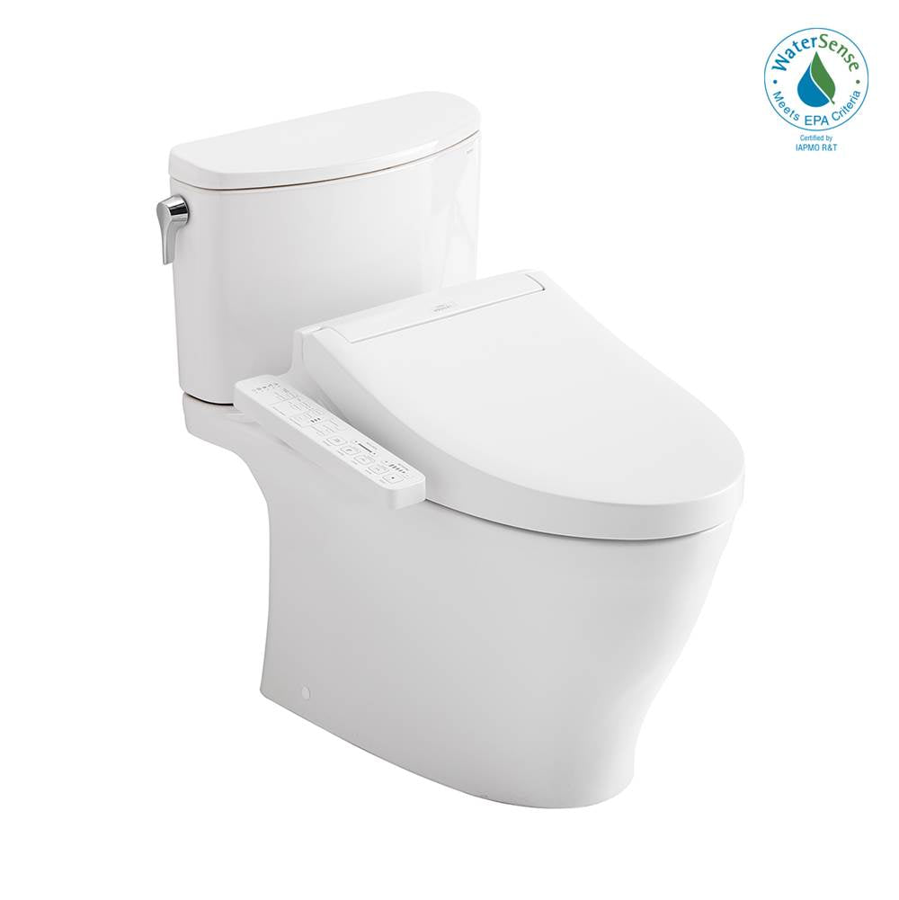 TOTO - Toto Washlet+ Nexus Two-Piece Elongated 1.28 Gpf Toilet With C2 Bidet Seat, Cotton White - Cotton White