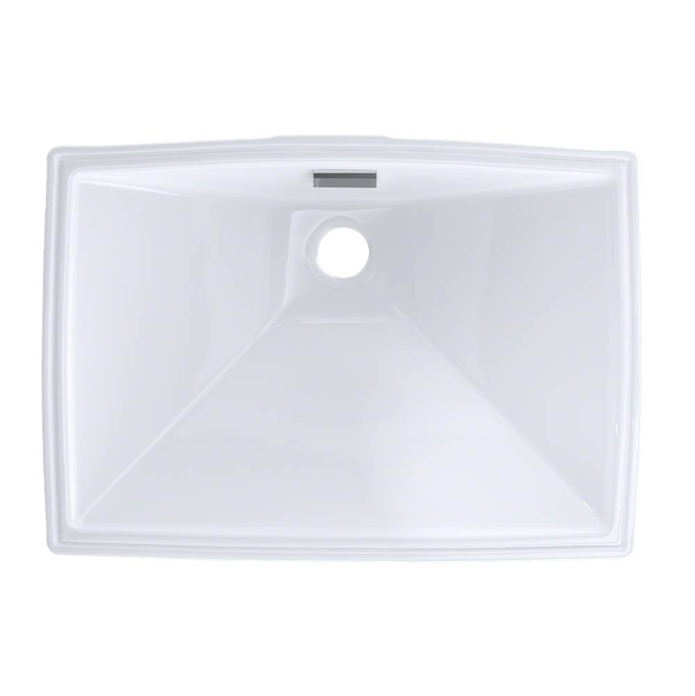 Toto Lloyd Rectangular Undermount Bathroom Sink, Cotton White