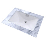 Toto Lloyd Rectangular Undermount Bathroom Sink, Cotton White