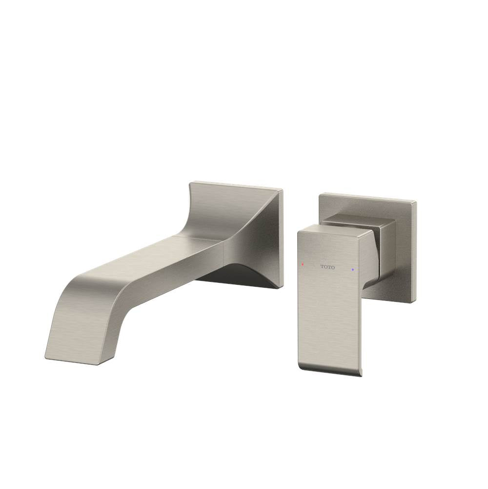Toto Gc 1.2 Gpm Wall-Mount Single-Handle Long Bathroom Faucet With Comfort Glide Technology, Brushed Nickel