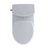 Toto Drake II 1G Two-Piece Round 1.0 Gpf Universal Height Toilet With Cefiontect, Cotton White