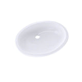 TOTO - Toto Dantesca Oval Undermount Bathroom Sink With Cefiontect, Cotton White - Cotton White