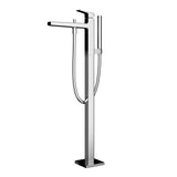 TOTO - TOTO GB Freestanding Bathroom Tub Filler with COMFORT GLIDEE and COMFORT WAVEE, Polished Chrome - Polished Chrome