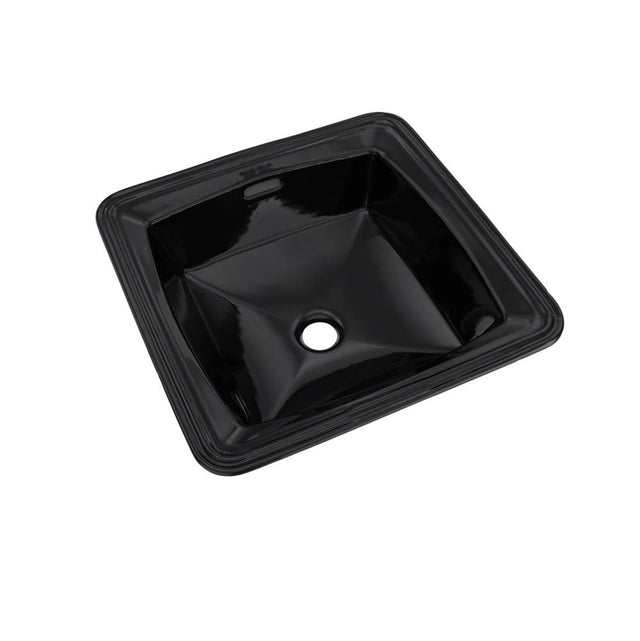 TOTO - Toto ConnellyE Square Undermount Bathroom Sink, Ebony - Ebony
