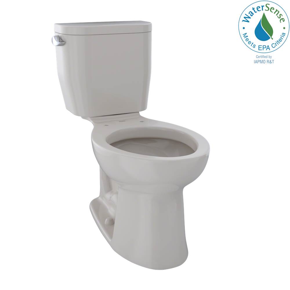 TOTO - Toto EntradaE Two-Piece Elongated 1.28 Gpf Universal Height Toilet, Sedona Beige - Sedona Beige
