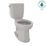 TOTO - Toto EntradaE Two-Piece Elongated 1.28 Gpf Universal Height Toilet, Sedona Beige - Sedona Beige