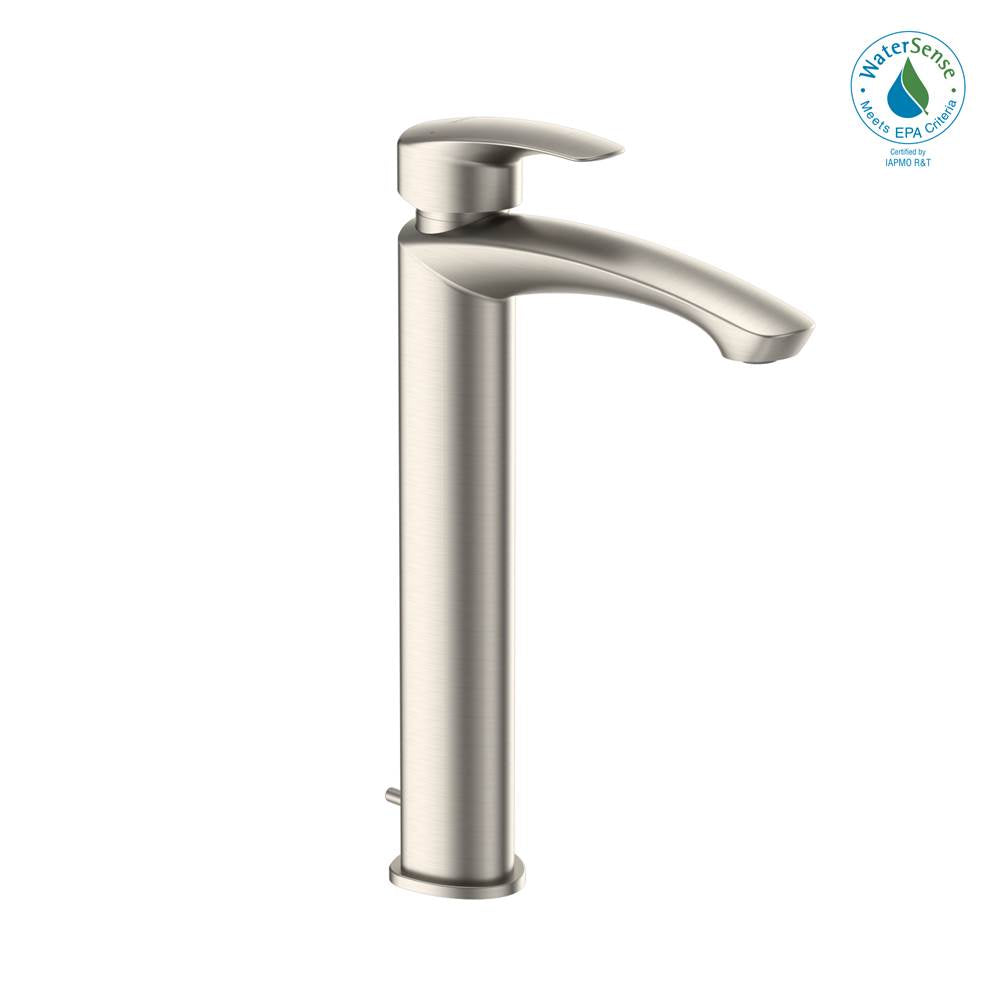 TOTO - Toto Gm 1.2 Gpm Single Handle Vessel Bathroom Sink Faucet With Comfort Glide Technology, Brushed Nickel - Brushed Nickel