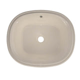 Toto MarisE 17-5/8'' X 14-9/16'' Oval Undermount Bathroom Sink With Cefiontect, Cotton White