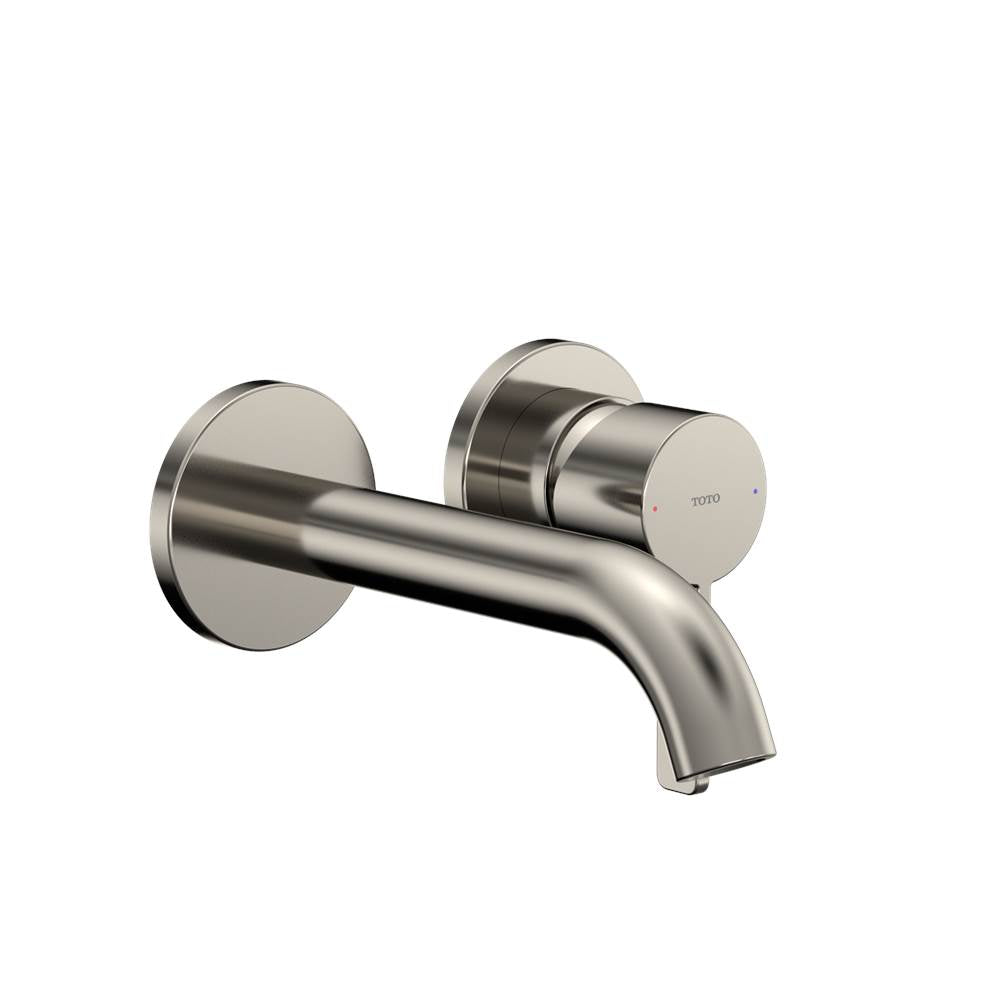 Toto Gf 1.2 Gpm Wall-Mount Single-Handle Bathroom Faucet With Comfort Glide Technology, Brushed Nickel