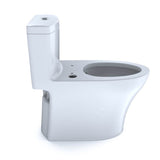 Aquia IV One-Piece Elongated Dual Flush 1.28 and 0.8 GPF WASHLET+ and Auto Flush Ready Toilet with CEFIONTECT, Cotton White