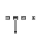 Toto Gc Two-Handle Deck-Mount Roman Tub Filler Trim With Handshower, Brushed Nickel