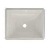 Toto Promenade Rectangular Undermount Bathroom Sink, Cotton White