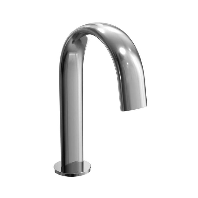 TOTO - Toto Gooseneck Ac Powered 0.5 Gpm Touchless Bathroom Faucet With Thermostatic Mixing Valve, 10 Second On-Demand Flow, Polished Chrome - Polished Chrome