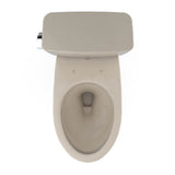 Toto Drake Two-Piece Elongated 1.28 Gpf Universal Height Tornado Flush Toilet With Cefiontect, Cotton White
