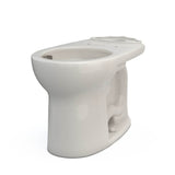 Toto Drake Round Tornado Flush Toilet Bowl With Cefiontect, Cotton White