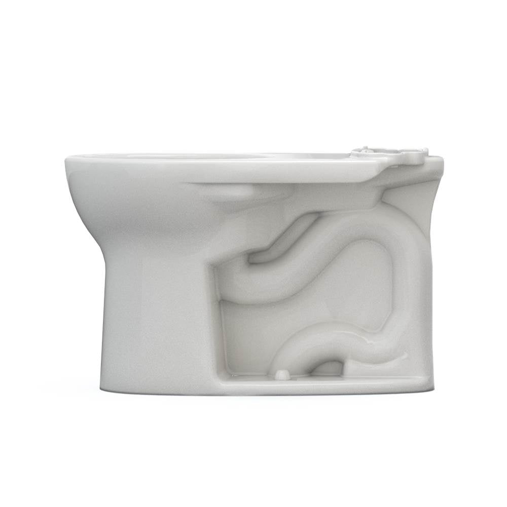Toto Drake Round Tornado Flush Toilet Bowl With Cefiontect, Cotton White