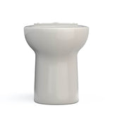 Toto Drake Round Tornado Flush Toilet Bowl With Cefiontect, Cotton White
