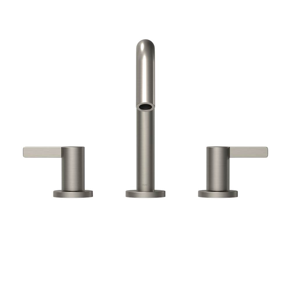 Toto Gf Series 1.2 Gpm Two Lever Handle Widespread Bathroom Sink Faucet, Brushed Nickel