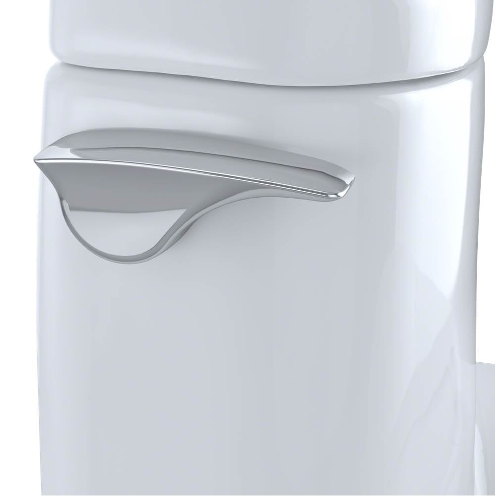 TOTO Carlyle II 1G One-Piece Elongated 1.0 GPF Universal Height Toilet with CEFIONTECT and SS124 SoftClose Seat, WASHLET+ Ready, Cotton White