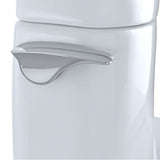TOTO Carlyle II 1G One-Piece Elongated 1.0 GPF Universal Height Toilet with CEFIONTECT and SS124 SoftClose Seat, WASHLET+ Ready, Cotton White