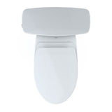 TOTO Drake Transitional Two-Piece Elongated 1.28 GPF Universal Height TORNADO FLUSH Toilet with CEFIONTECT and SoftClose Seat, WASHLET+ Ready, Cotton White