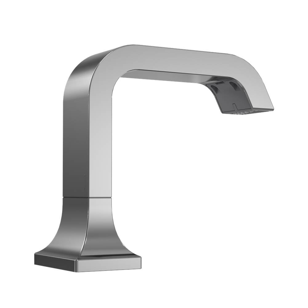 Toto Gc Ac Powered 0.35 Gpm Touchless Bathroom Faucet With Thermostatic Mixing Valve, 20 Second On-Demand Flow, Polished Chrome