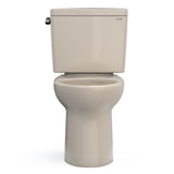 Toto Drake Two-Piece Elongated 1.6 Gpf Tornado Flush Toilet With Cefiontect, Cotton White