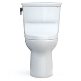 Toto Drake Transitional Washlet+ Two-Piece Elongated 1.28 Gpf Universal Height Tornado Flush Toilet With C5 Bidet Seat, Cotton White