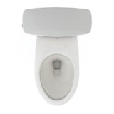Toto Drake Transitional Two-Piece Elongated 1.28 Gpf Universal Height Tornado Flush Toilet With Cefiontect, Cotton White
