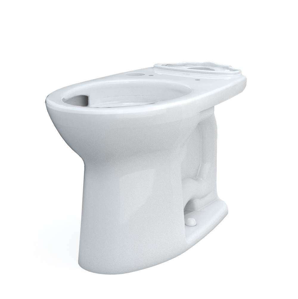 Toto Drake Elongated Universal Height Tornado Flush Toilet Bowl With Cefiontect, Washlet+ Ready, Cotton White