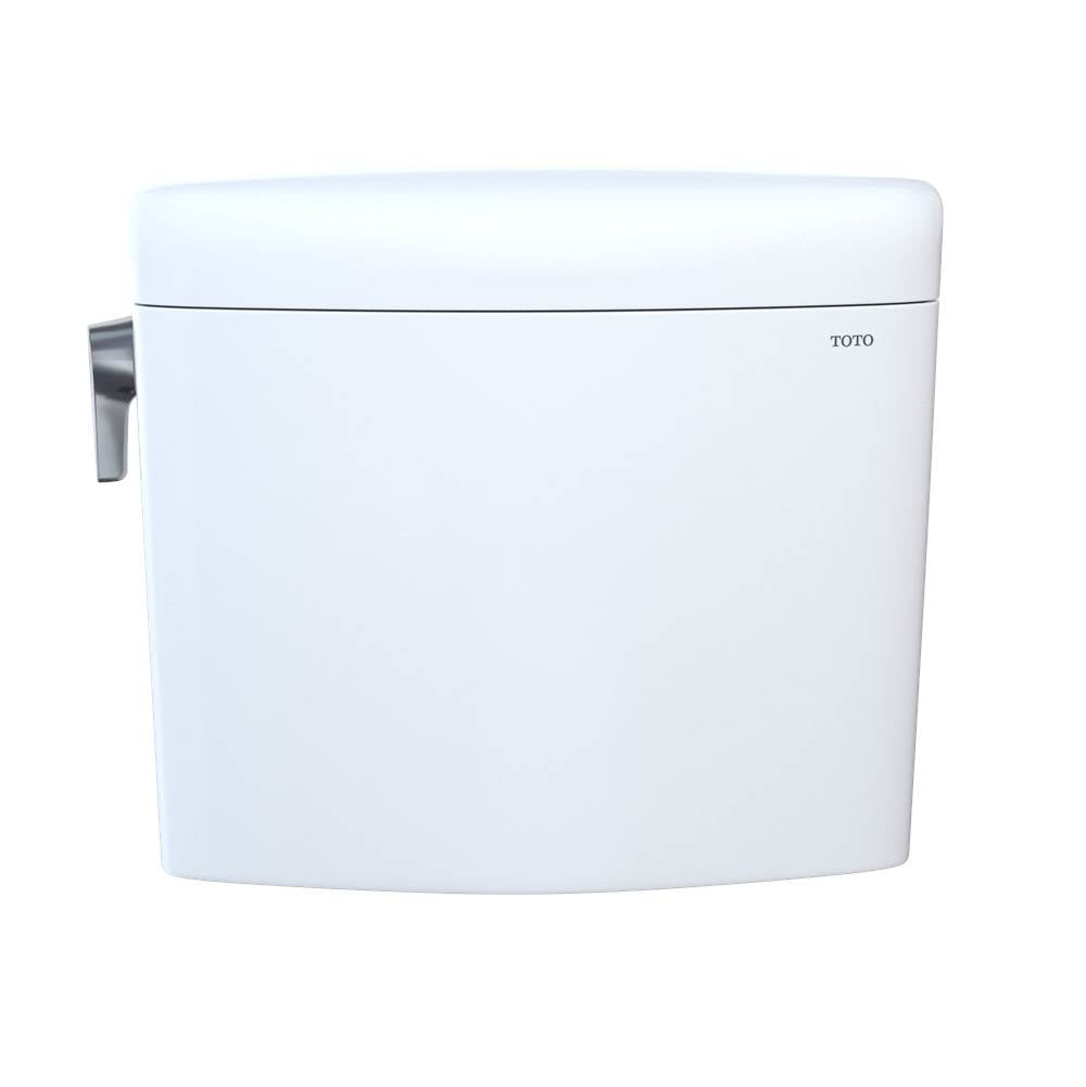 Toto Aquia Iv Cube Dual Flush 1.28 And 0.9 Gpf Toilet Tank Only With Washlet+ Auto Flush Compatibility, Cotton White