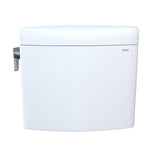Toto Aquia Iv Cube Dual Flush 1.28 And 0.9 Gpf Toilet Tank Only With Washlet+ Auto Flush Compatibility, Cotton White
