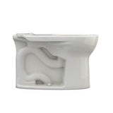 Toto Drake Round Tornado Flush Toilet Bowl With Cefiontect, Cotton White