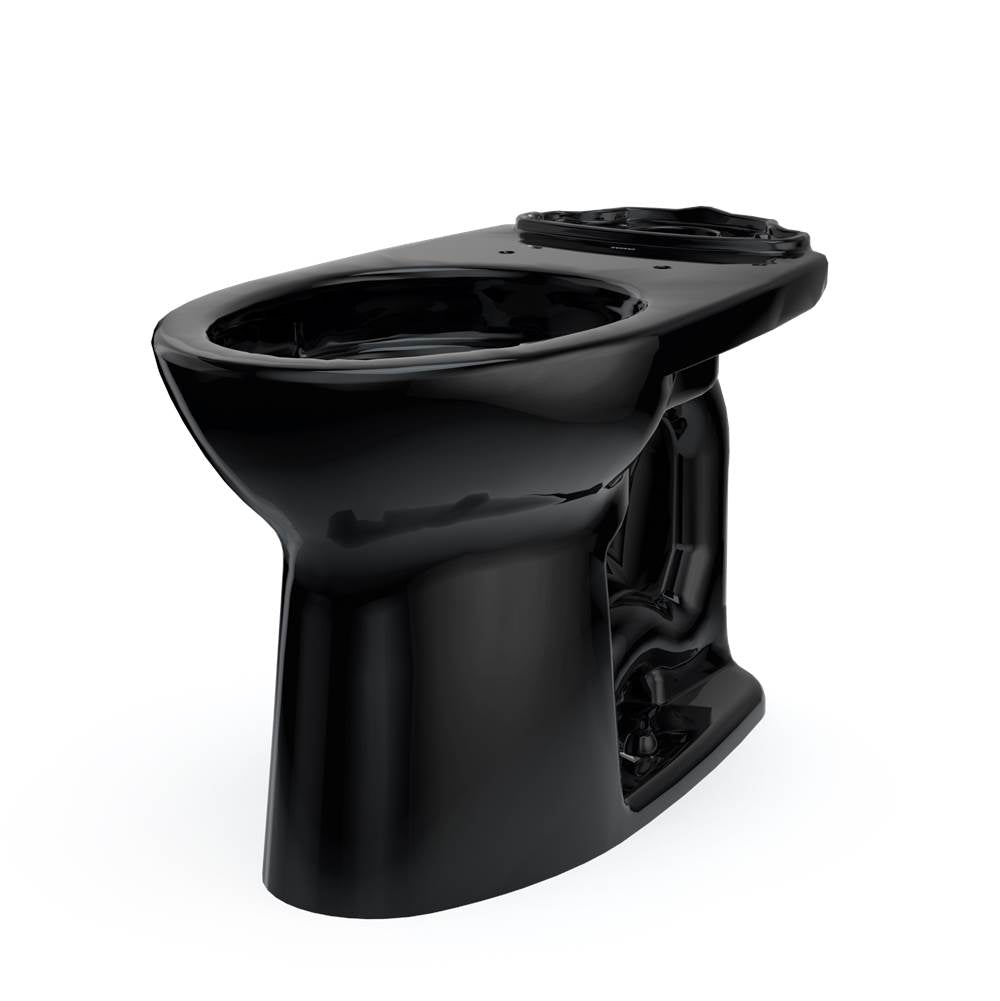 Toto Drake Elongated Tornado Flush Toilet Bowl, Ebony