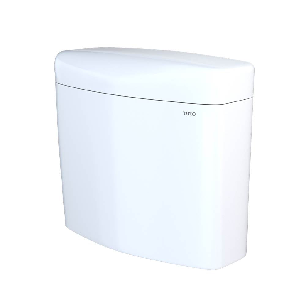 Toto Aquia Iv Cube Dual Flush 1.28 And 0.9 Gpf Toilet Tank Only With Washlet+ Auto Flush Compatibility, Cotton White