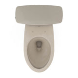 Toto Drake Transitional Two-Piece Elongated 1.28 Gpf Tornado Flush Toilet With Cefiontect, Cotton White