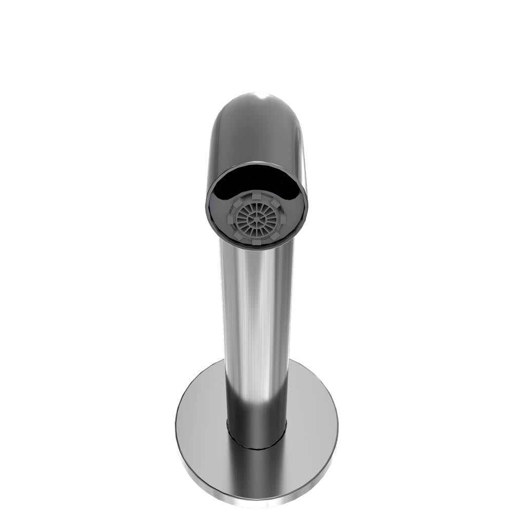 Toto Helix Wall-Mount Ac Powered 0.5 Gpm Touchless Bathroom Faucet With Thermostatic Mixing Valve, 20 Second Continuous Flow, Polished Chrome
