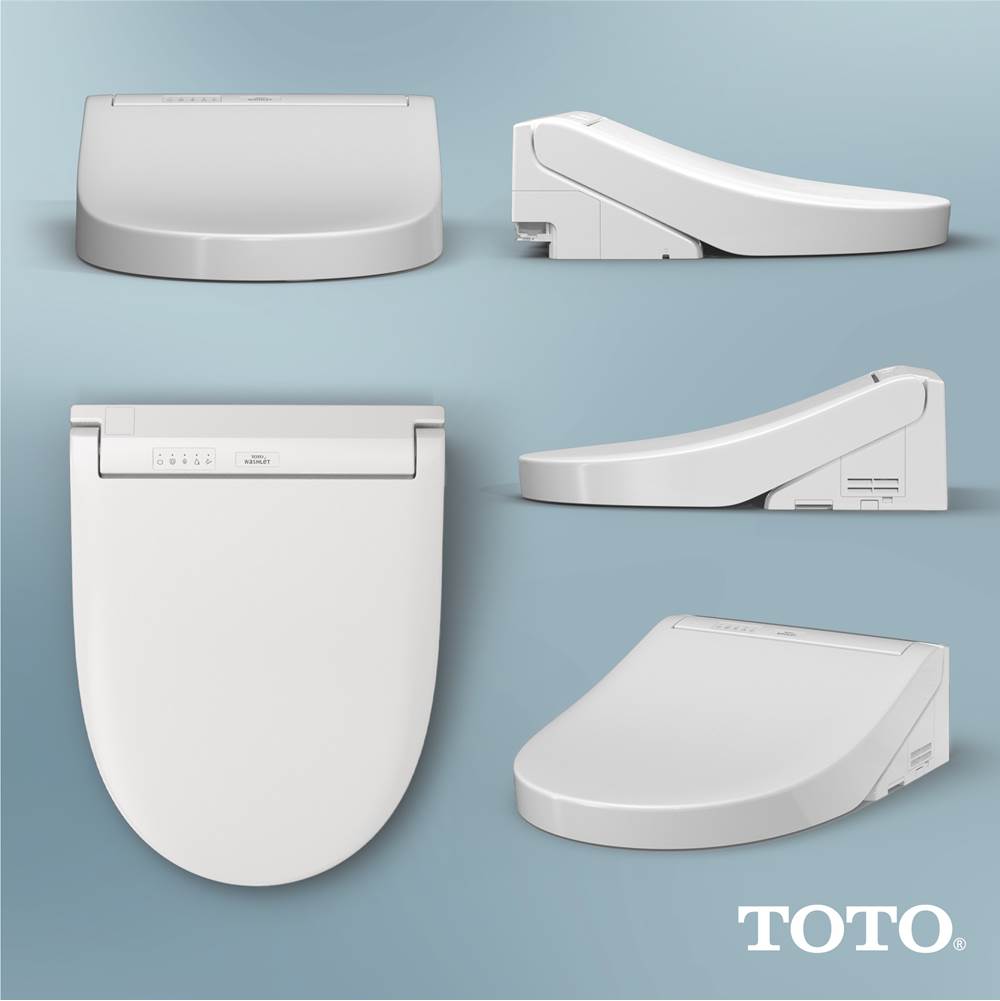 Toto Washlet C5 Electronic Bidet Toilet Seat With Premist And Ewater+ Wand Cleaning, Round, Cotton White